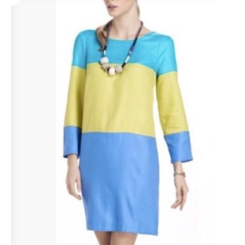 Anthropologie Maeve Color Block Dress. Size 6.
